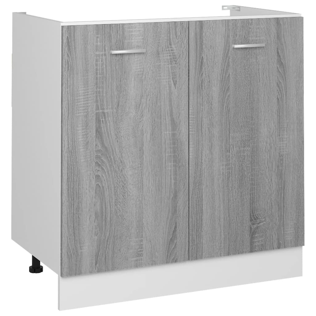 Mobiletto “Lyon” Grigio Sonoma 80x46x81,5 cm - homemem39