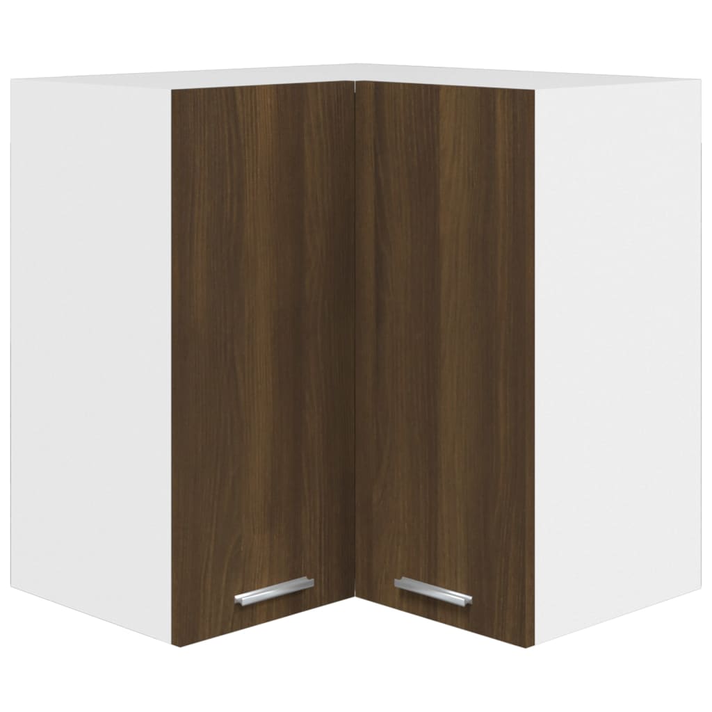 Mobile Pensile Angolo “Lyon” Rovere Marrone 57x57x60 - homemem39