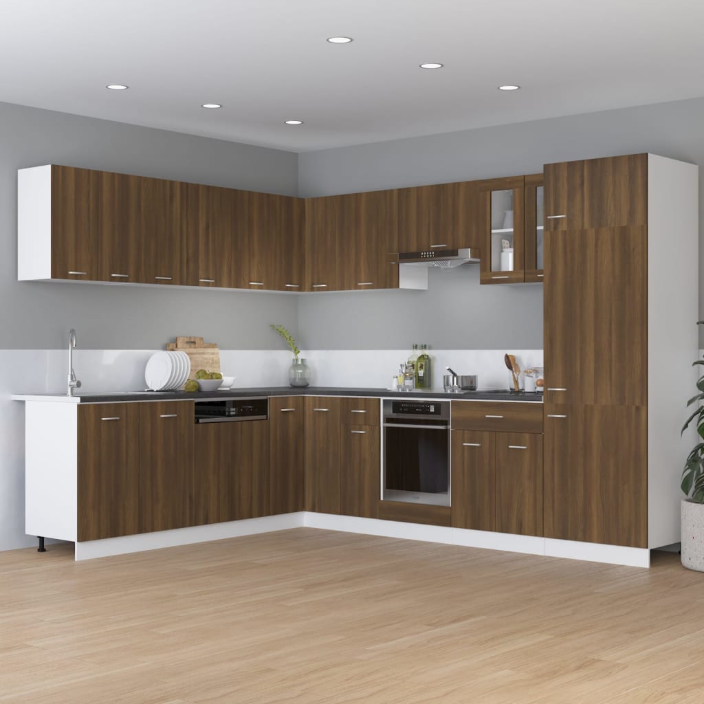 Mobile Pensile Angolo “Lyon” Rovere Marrone 57x57x60 - homemem39