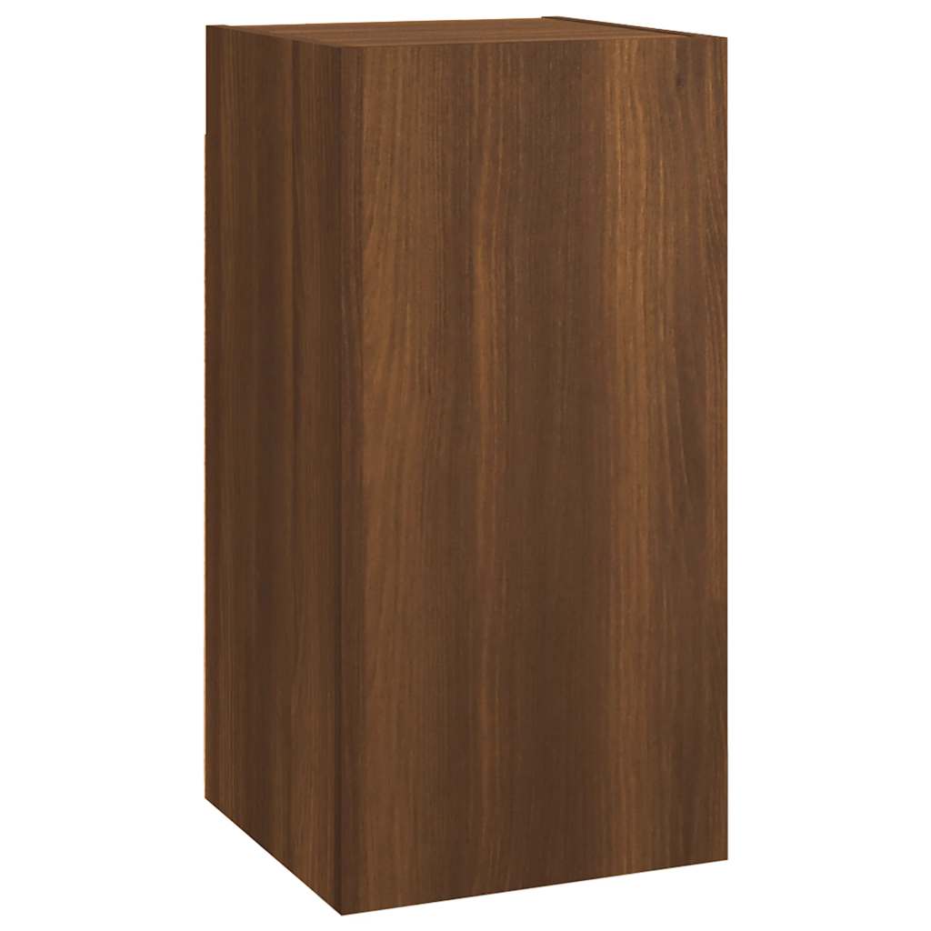 Mobile TV Rovere Marrone 30,5x30x60 cm Legno Multistrato - homemem39