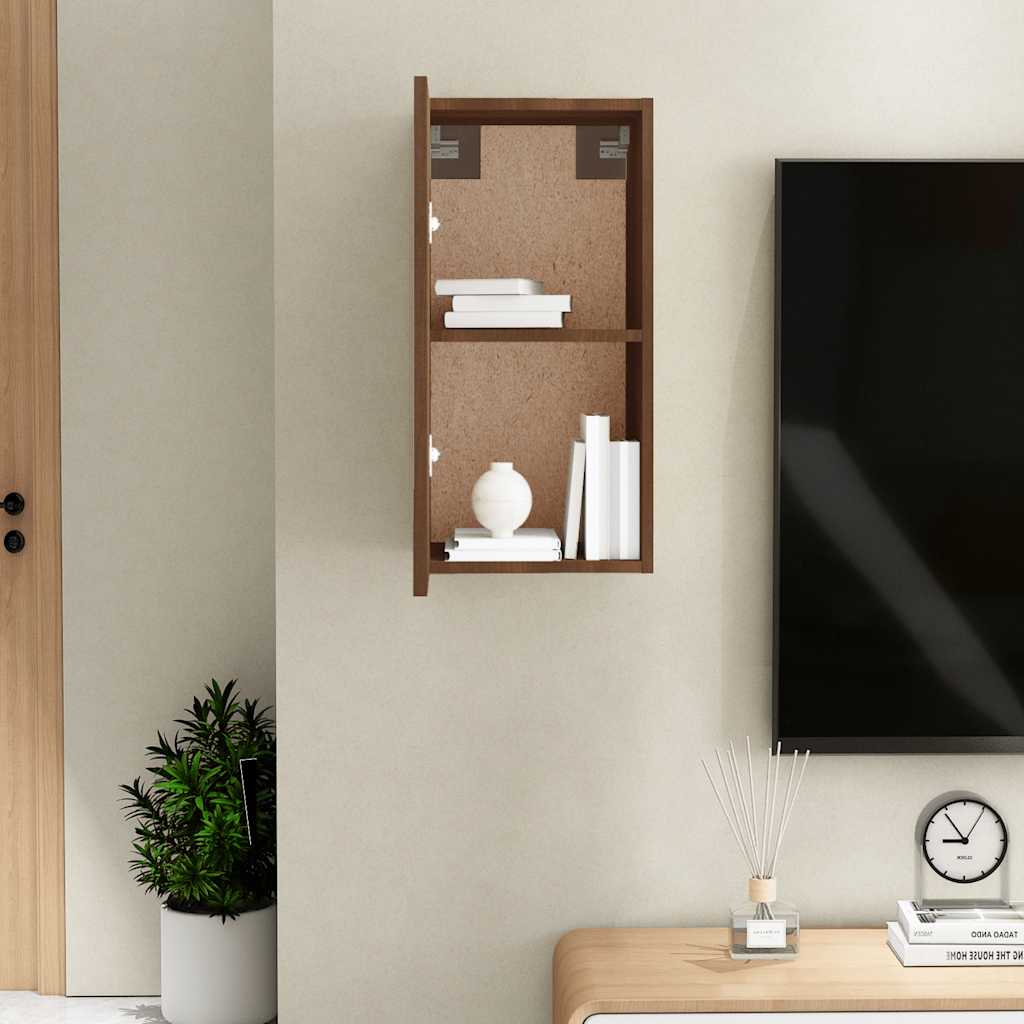 Mobile TV Rovere Marrone 30,5x30x60 cm Legno Multistrato - homemem39