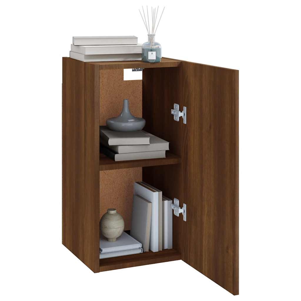 Mobili TV 2 pz Rovere Marrone 30,5x30x60 cm Legno Multistrato - homemem39
