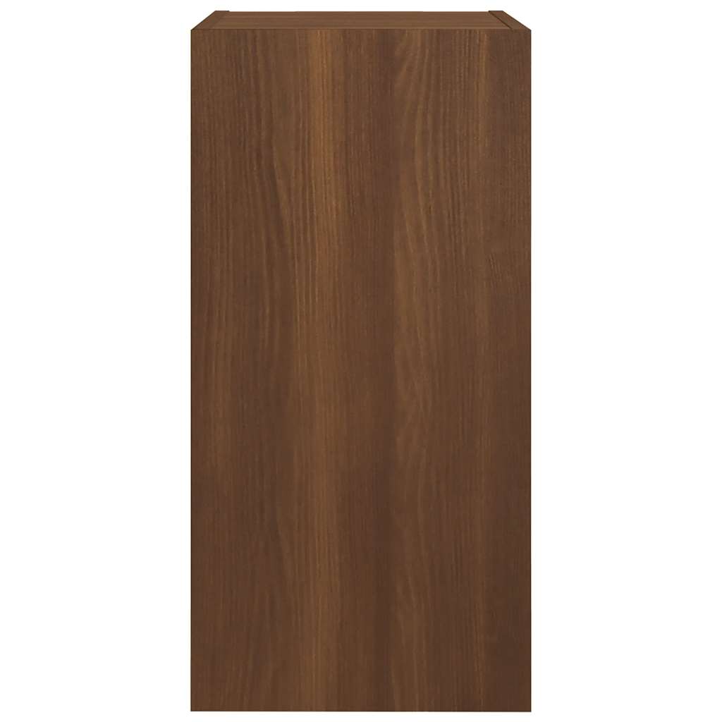 Mobili TV 2 pz Rovere Marrone 30,5x30x60 cm Legno Multistrato - homemem39