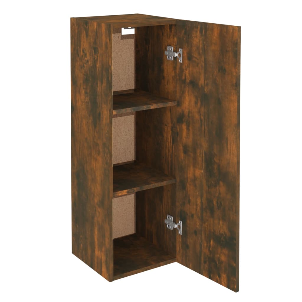 Mobile TV Rovere Fumo 30,5x30x90 cm in Legno Multistrato - homemem39