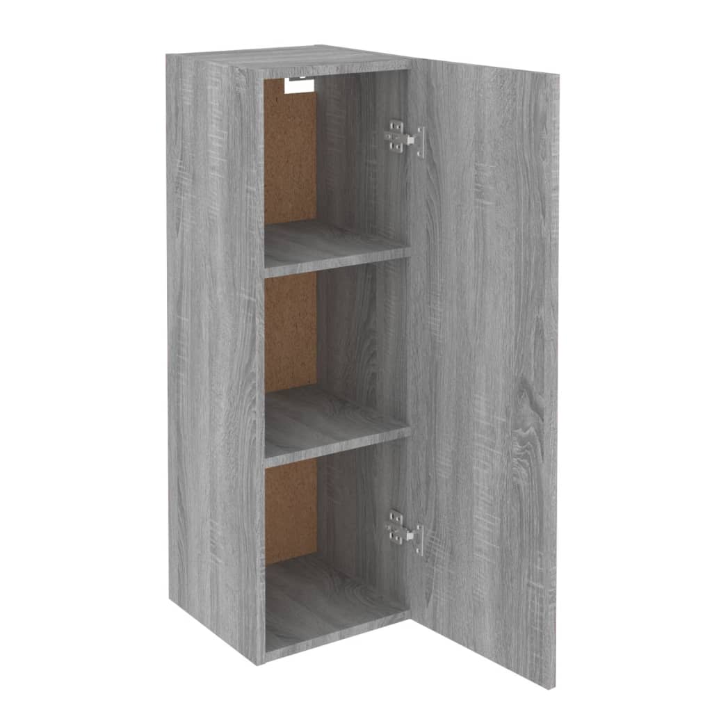 Mobile TV Grigio Sonoma 30,5x30x90 cm in Legno Multistrato - homemem39