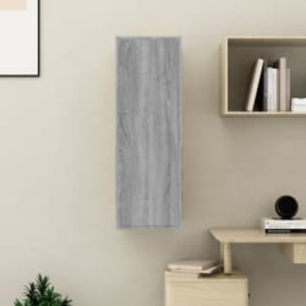 Mobile TV Grigio Sonoma 30,5x30x90 cm in Legno Multistrato - homemem39