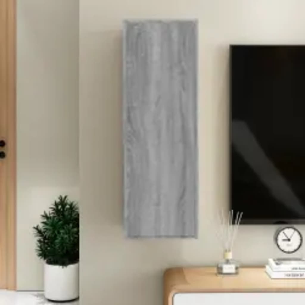 Mobile TV Grigio Sonoma 30,5x30x90 cm in Legno Multistrato - homemem39