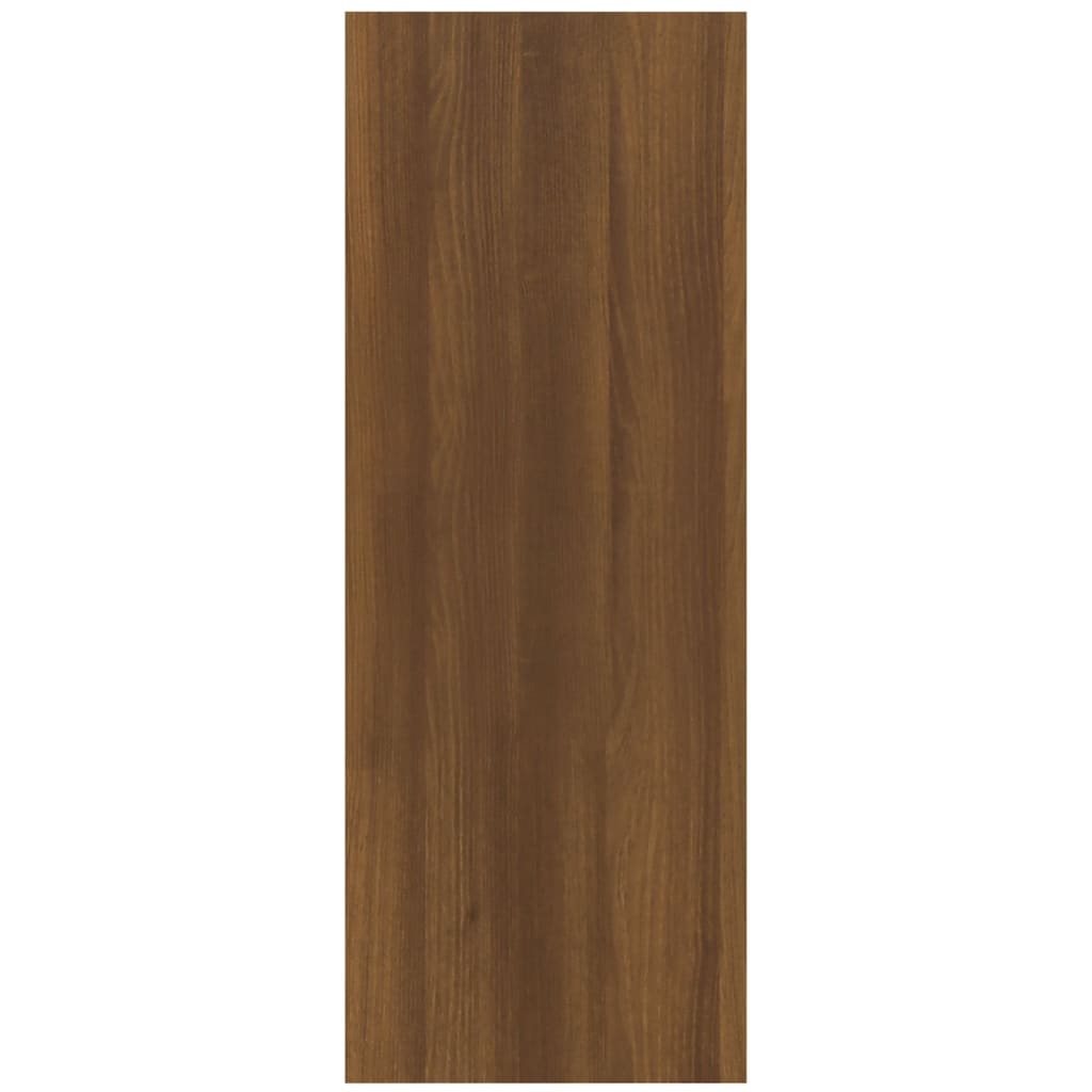 Tavolino Consolle Rovere Marrone 78x30x80 cm Legno Multistrato - homemem39