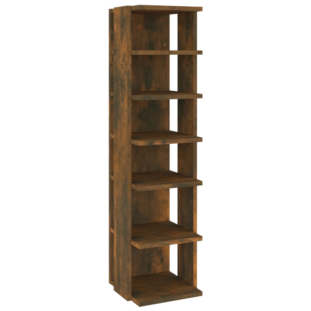 Scarpiere 2 pz Rovere Fumo 27,5x27x102 cm in Legno Multistrato - homemem39