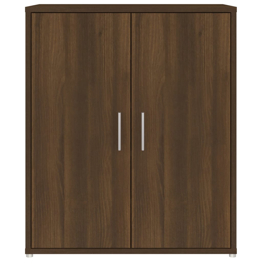 Scarpiera Rovere Marrone 60x35x70 cm in Legno Multistrato