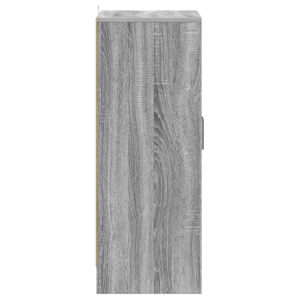 Scarpiera Grigio Sonoma 60x35x92 cm in Legno Multistrato