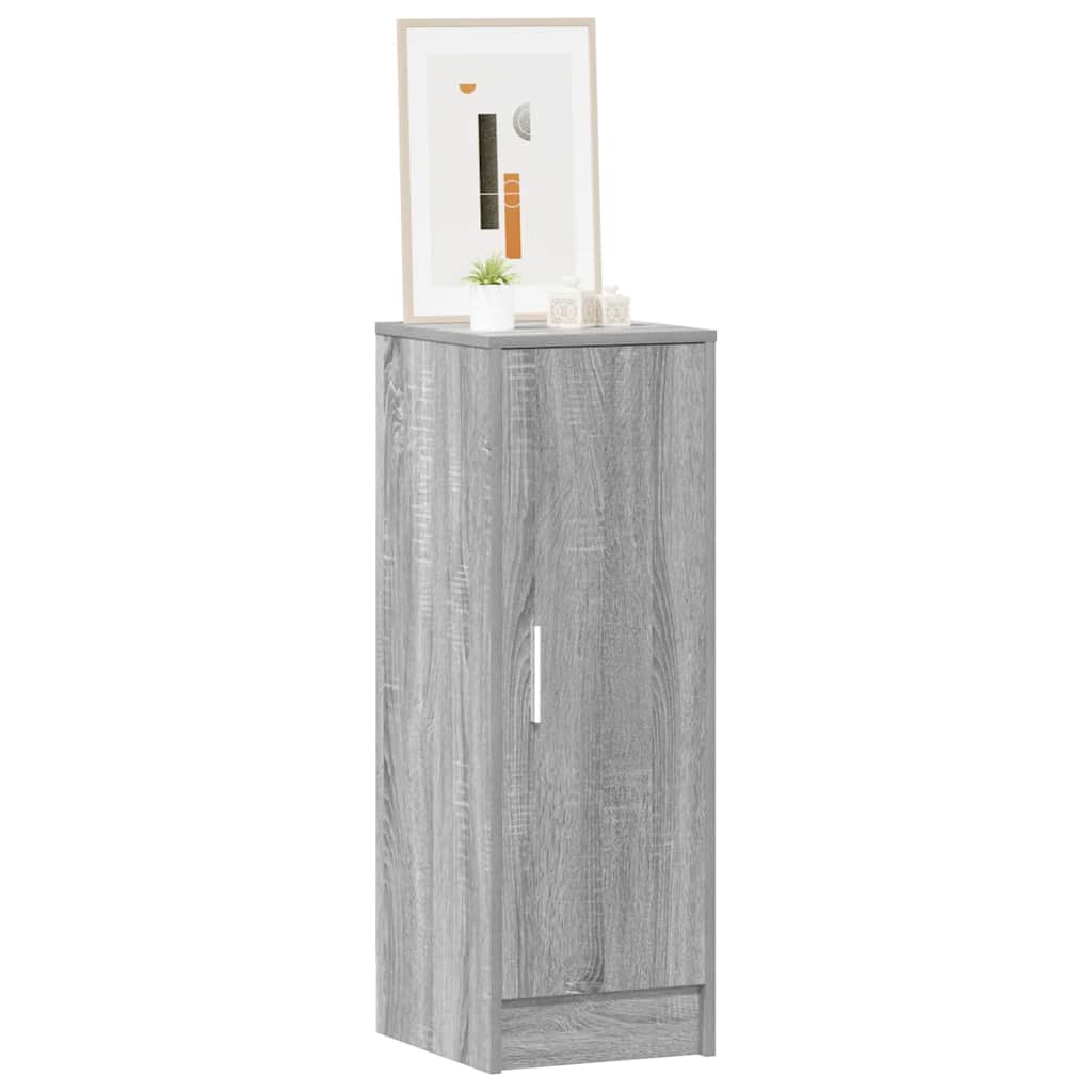 Sonoma Gray Shoe Rack 32x35x92 cm in Multilayer Wood