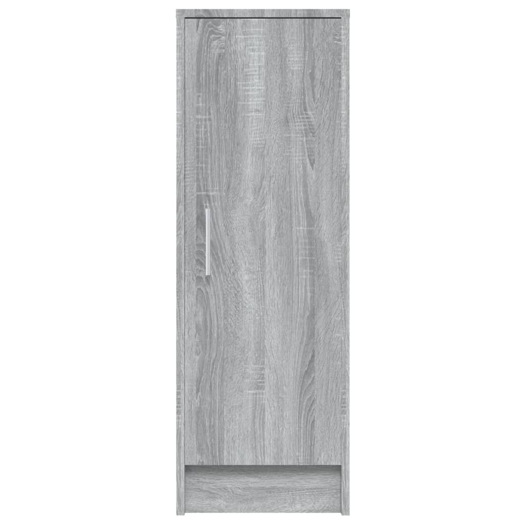 Sonoma Gray Shoe Rack 32x35x92 cm in Multilayer Wood