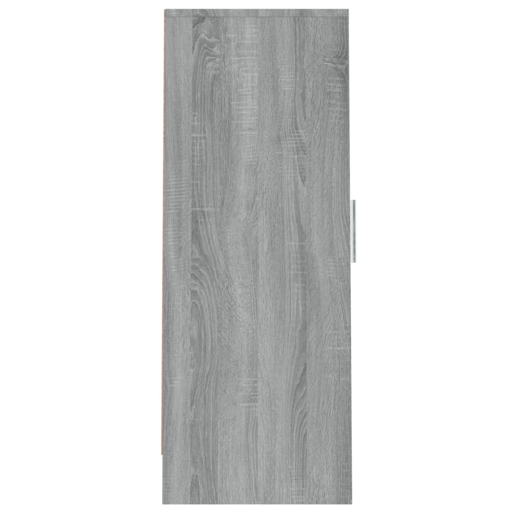 Sonoma Gray Shoe Rack 32x35x92 cm in Multilayer Wood