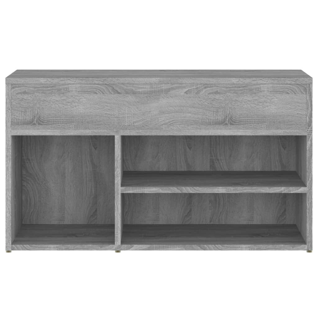Scarpiera Grigio Sonoma 80x30x45 cm in Legno Multistrato - homemem39