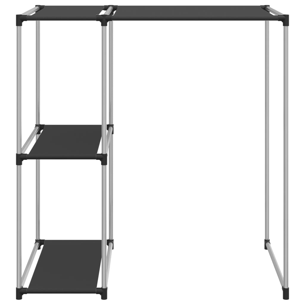 Rastrelliera per Lavatrice Nera 87x55x90,5 cm Ferro - homemem39