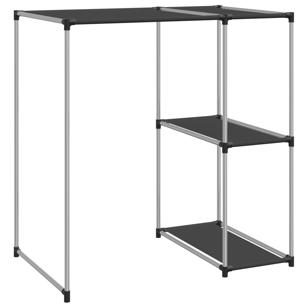 Rastrelliera per Lavatrice Nera 87x55x90,5 cm Ferro - homemem39