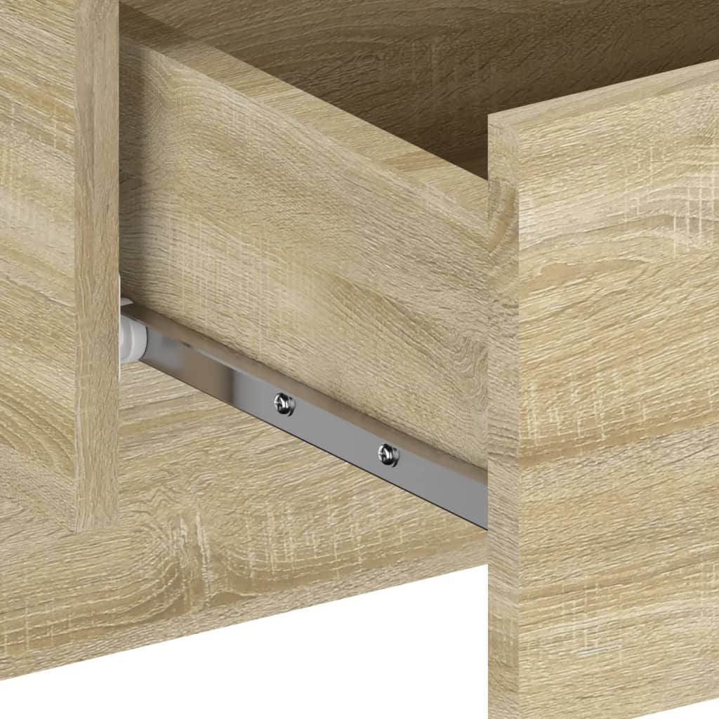 Wall-mounted bedside tables 2 pcs Sonoma Oak