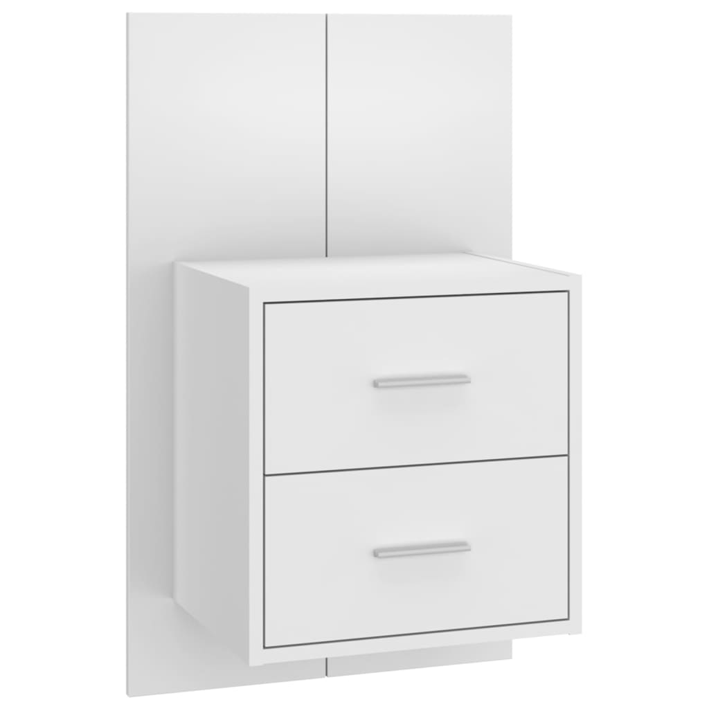 Comodino a Parete Bianco - homemem39