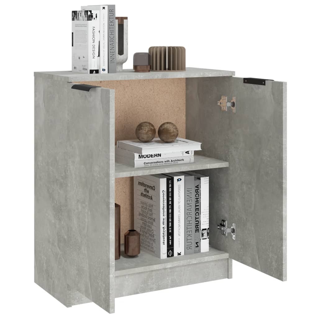 Credenza Grigio Cemento 60x30x70 cm in Legno tecnico - homemem39
