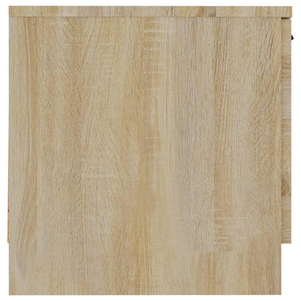 Comodini 2 pz Rovere Sonoma 40x39x40 cm