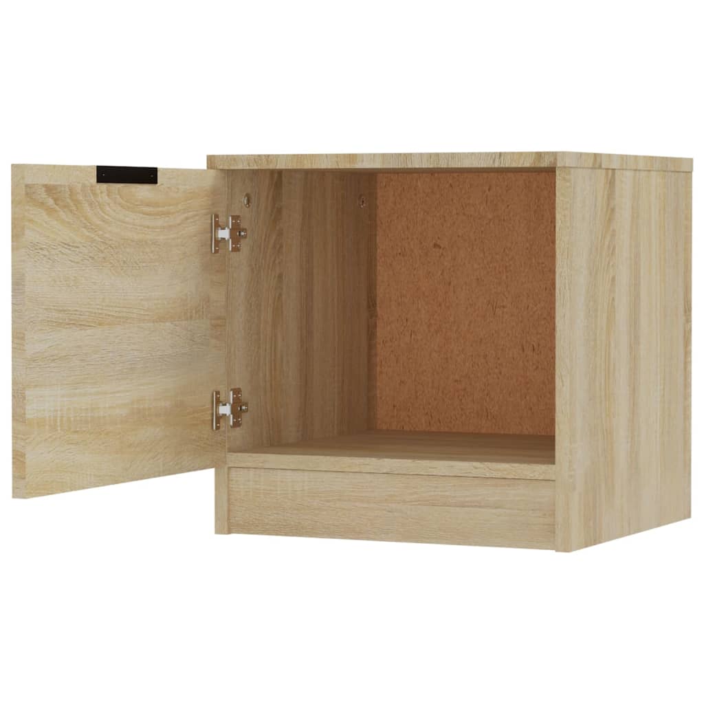 Comodini 2 pz Rovere Sonoma 40x39x40 cm