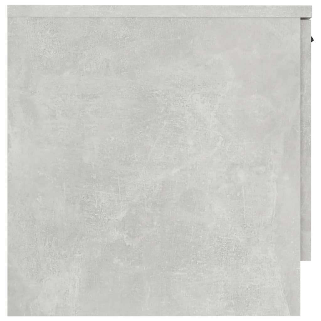 Comodino Grigio Cemento 40x39x40 cm - homemem39