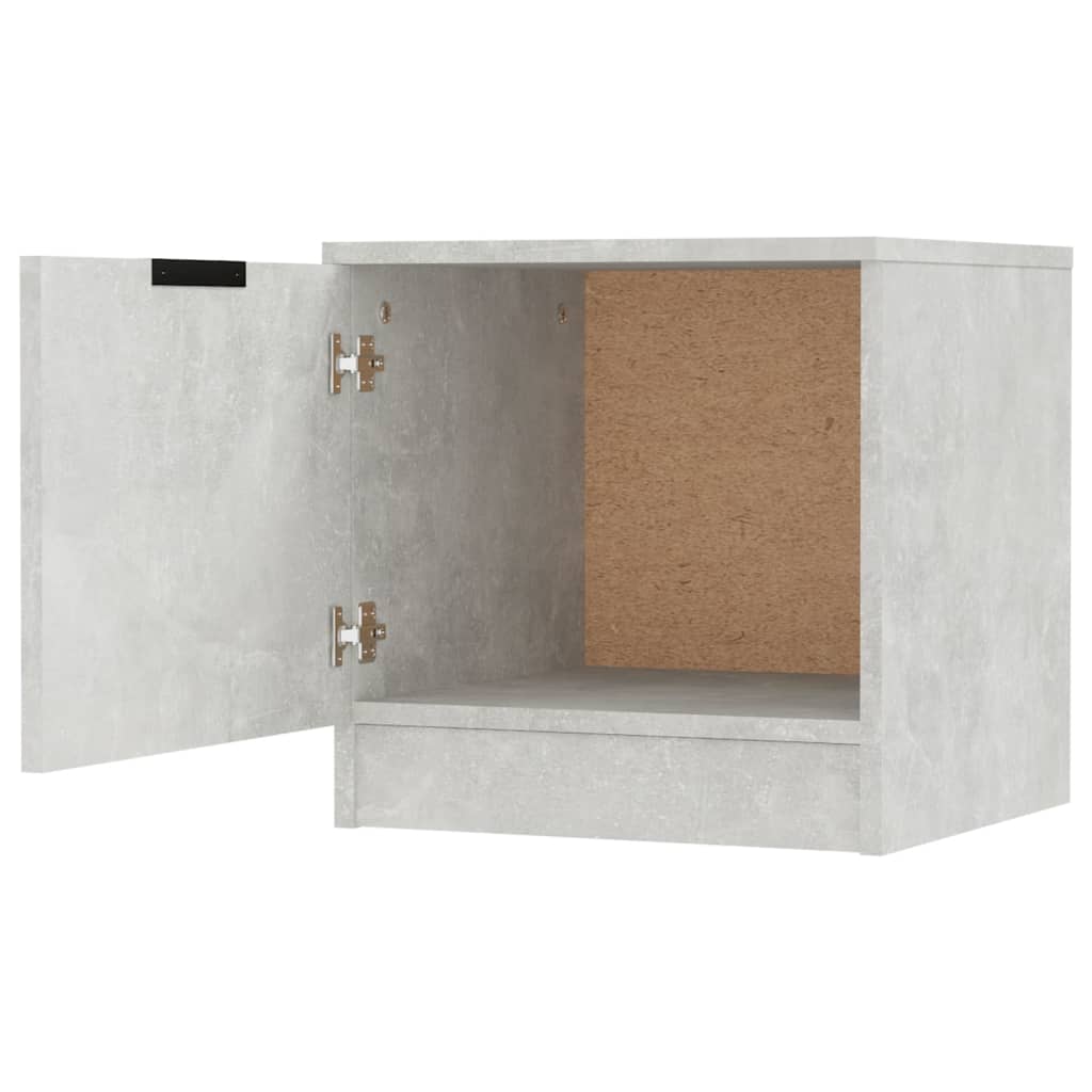 Comodino Grigio Cemento 40x39x40 cm - homemem39