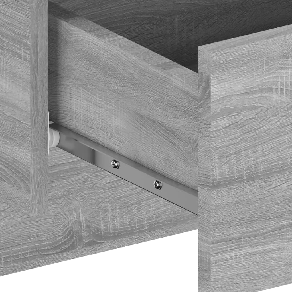 Comodini a Muro 2 pz Grigio Sonoma - homemem39