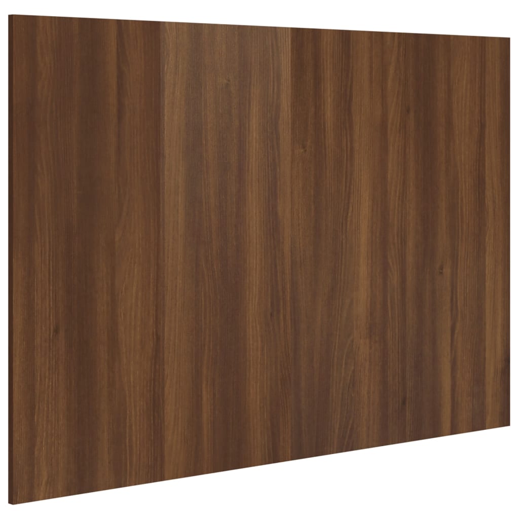 Testiera Letto Rovere Marrone 120x1,5x80cm in Legno Multistrato - homemem39