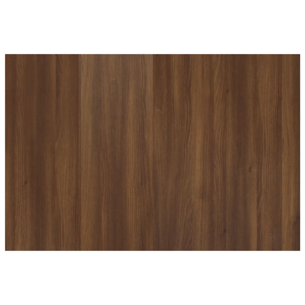 Testiera Letto Rovere Marrone 120x1,5x80cm in Legno Multistrato - homemem39