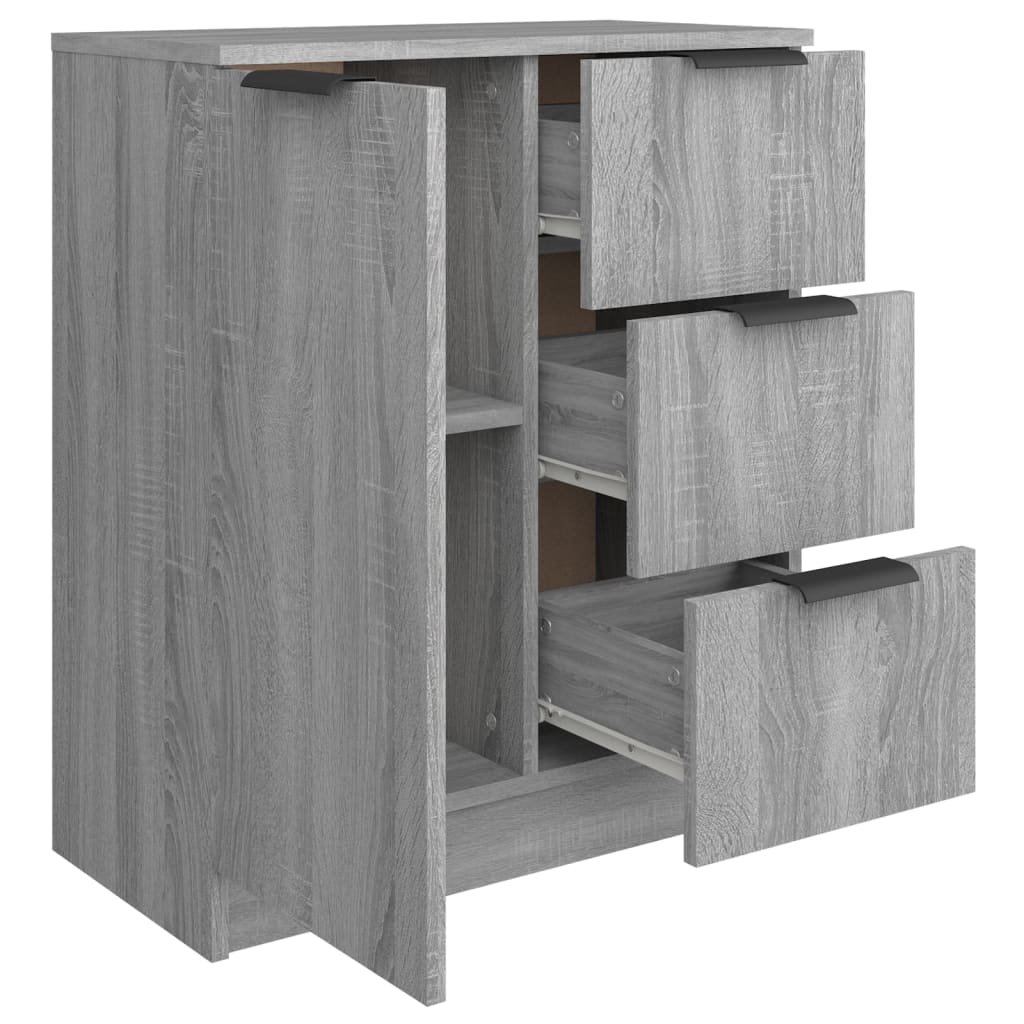 Credenza Grigio Sonoma 60x30x70 cm in Legno tecnico - homemem39