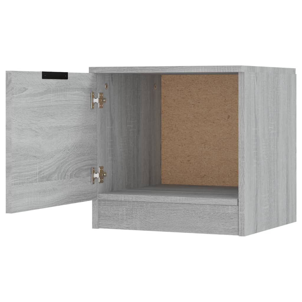 Comodino 2 pz Grigio Sonoma 40x39x40 cm - homemem39