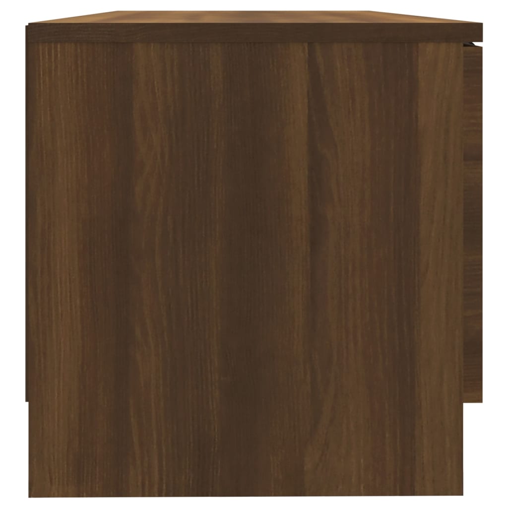 Mobile TV Rovere Marrone 80x35x36,5 cm in Legno Multistrato - homemem39