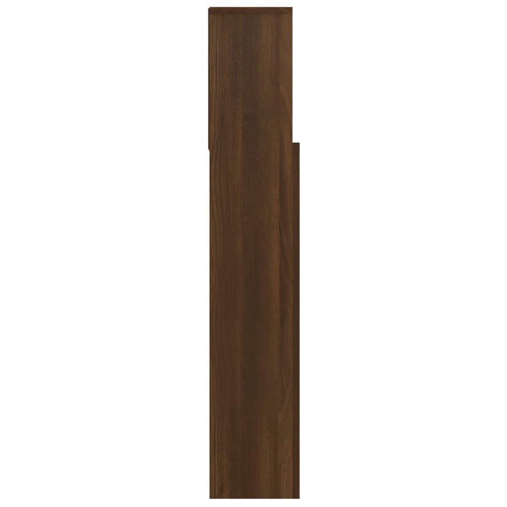 Testiera con Contenitore Rovere Marrone 100x19x103,5 cm - homemem39