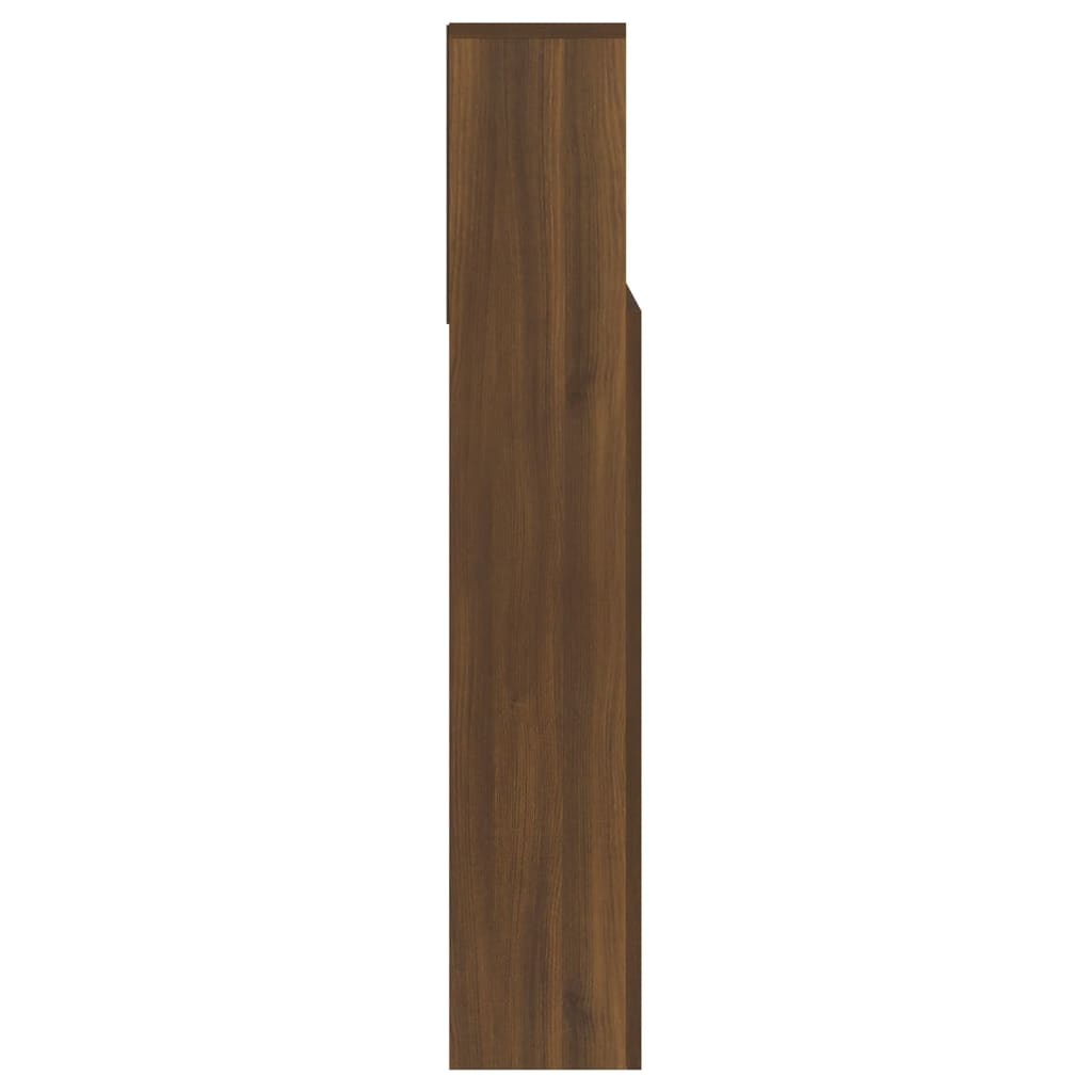 Testiera con Scomparti Rovere Marrone 140x19x103,5 cm - homemem39