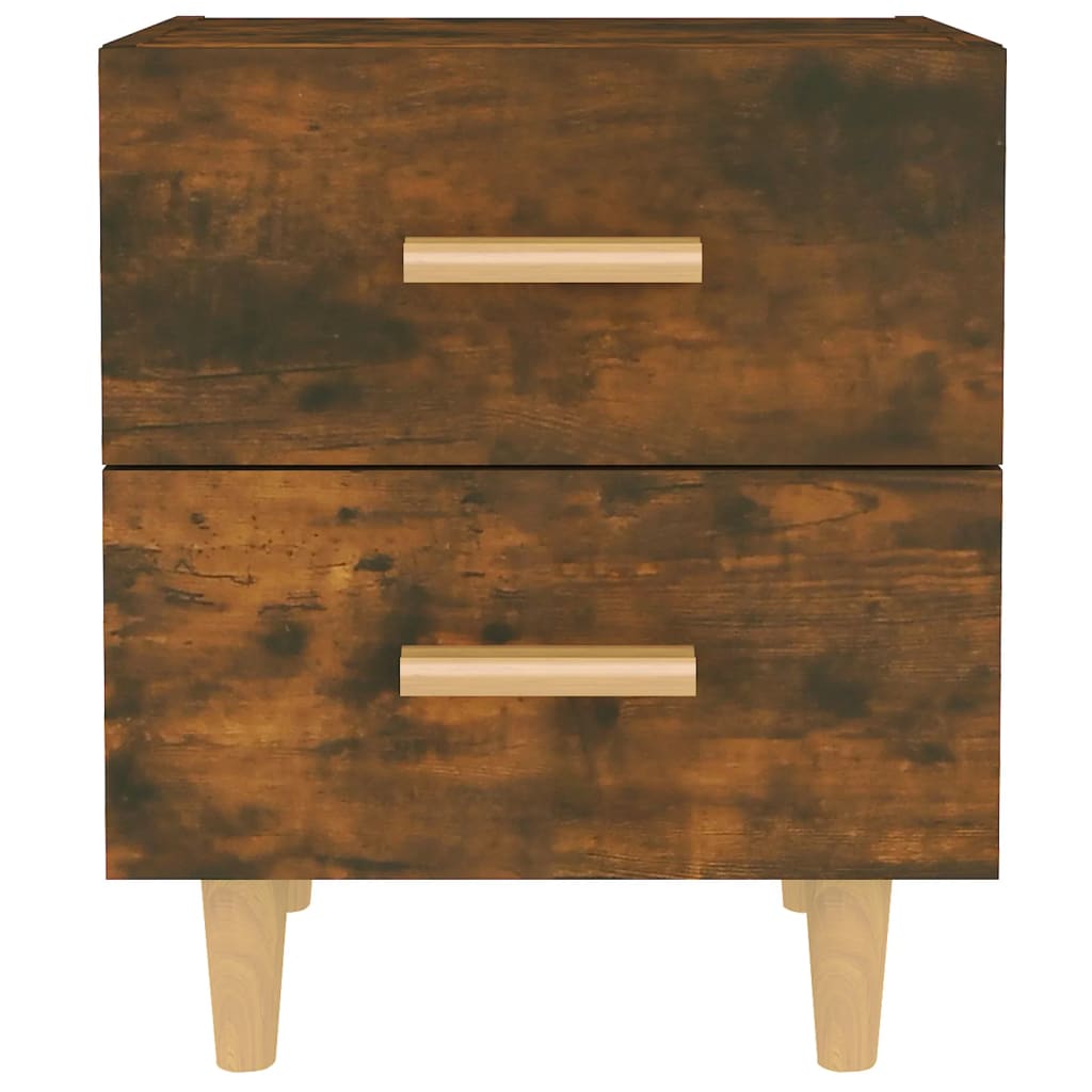 Comodini 2 pz in Rovere Fumo 40x35x47,5 cm - homemem39