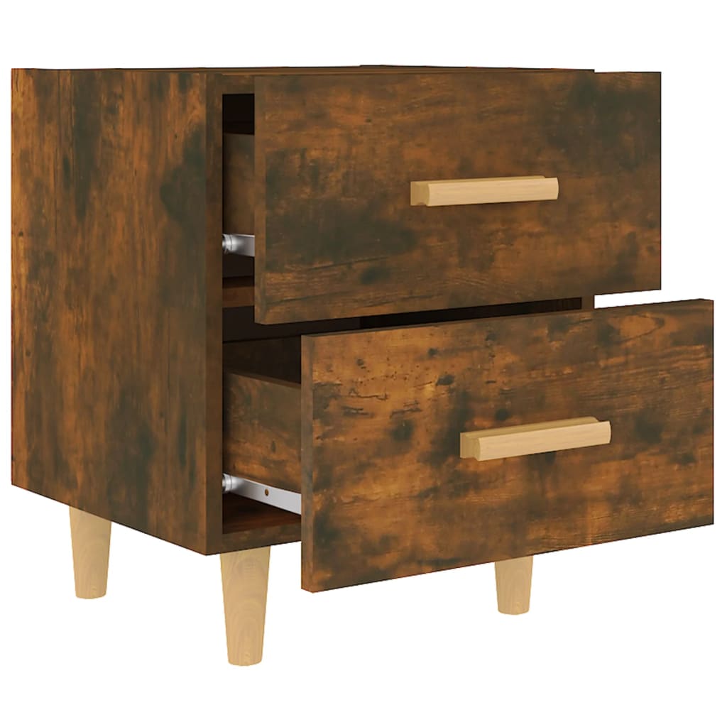 Comodini 2 pz in Rovere Fumo 40x35x47,5 cm - homemem39