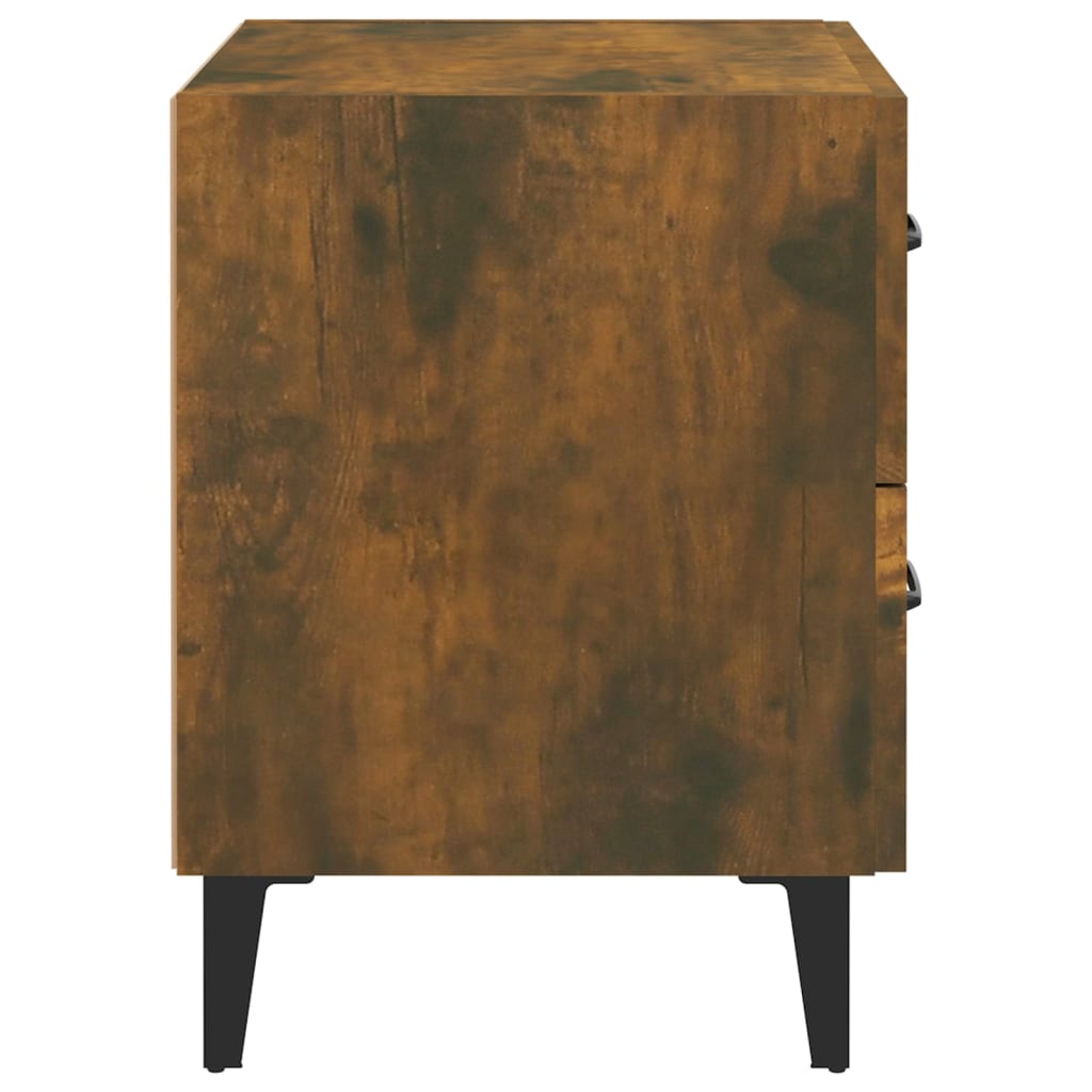Comodini 2 pz Rovere Fumo 40x35x47,5 cm - homemem39