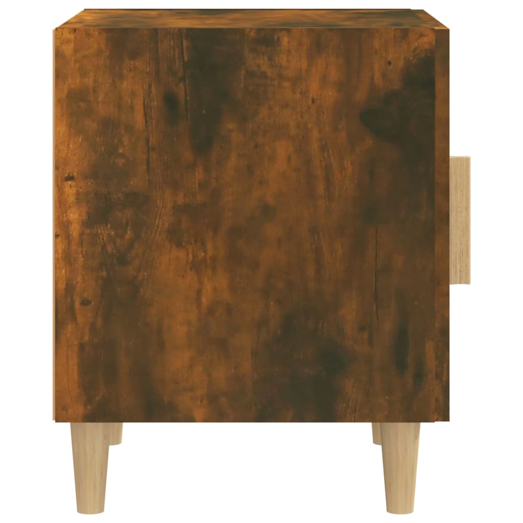 Comodini 2 pz Rovere Fumo in Legno Multistrato - homemem39