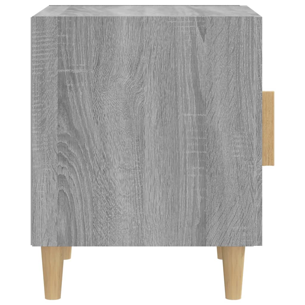 Comodini 2 pz Grigio Sonoma in Legno Multistrato - homemem39