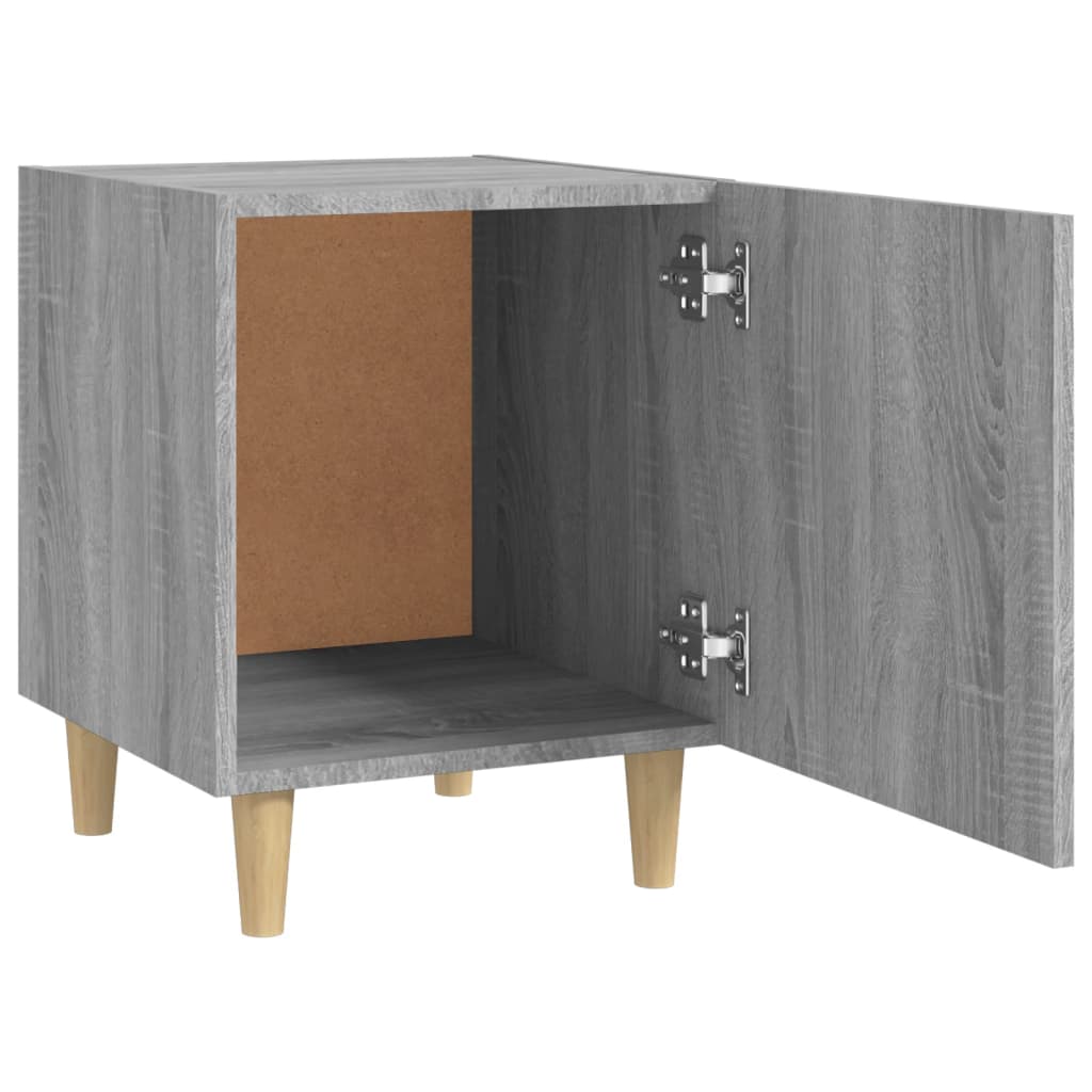 Comodini 2 pz Grigio Sonoma in Legno Multistrato - homemem39