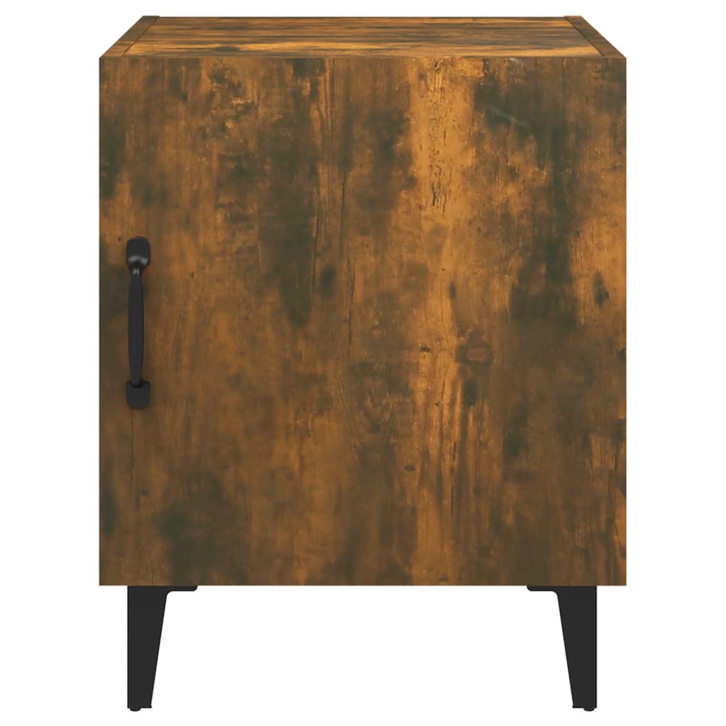 Comodino Rovere Fumo in Legno Multistrato - homemem39
