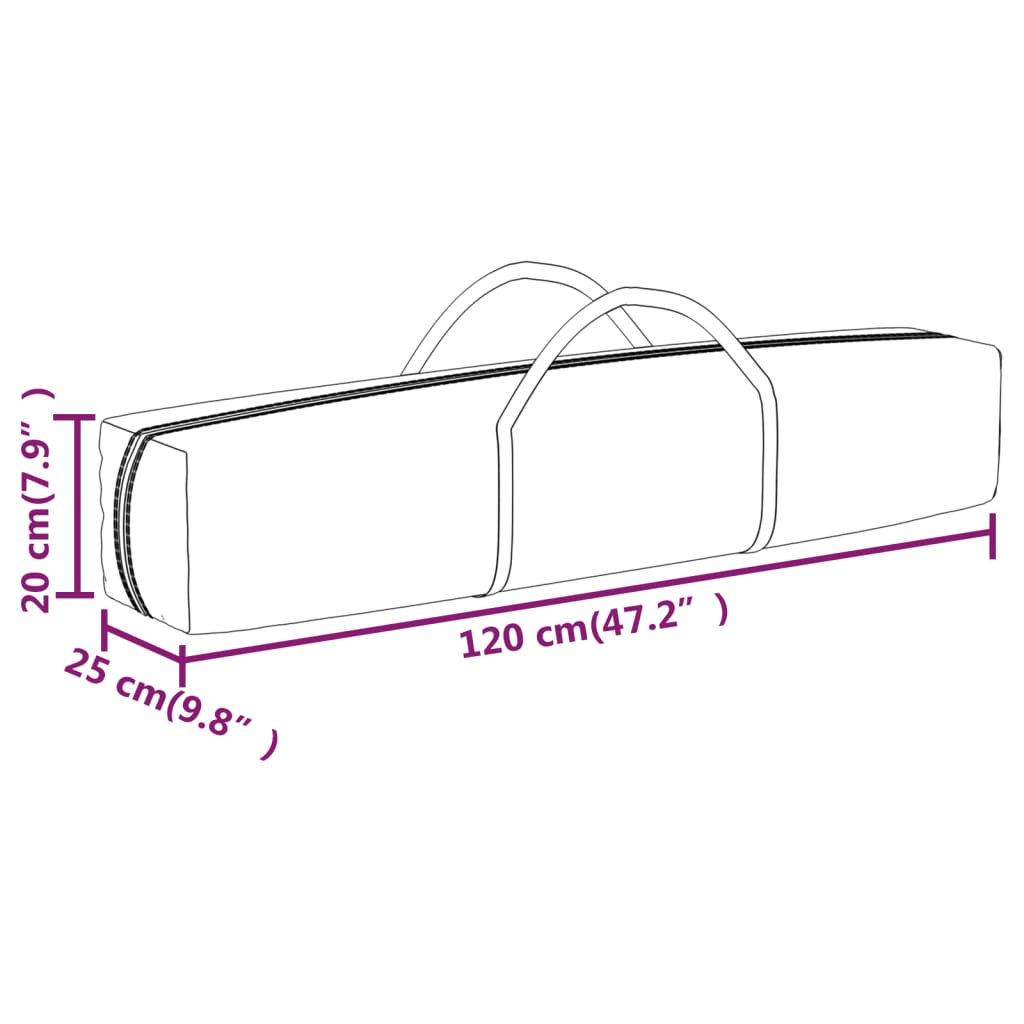 Tenda per Feste Pieghevole Tortora 3x3 m - homemem39