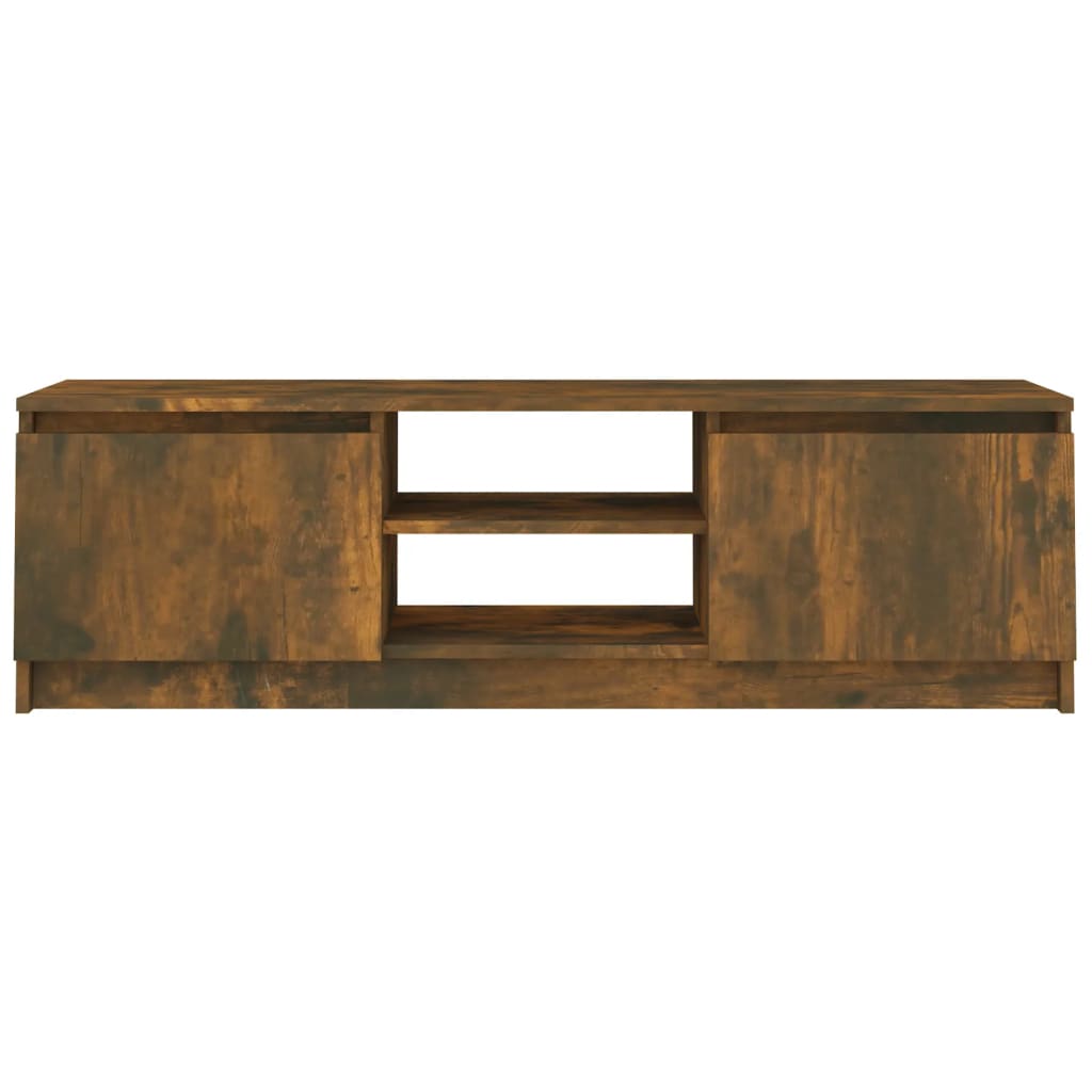 Mobile TV Rovere Fumo 120x30x35,5 cm in Legno Multistrato - homemem39