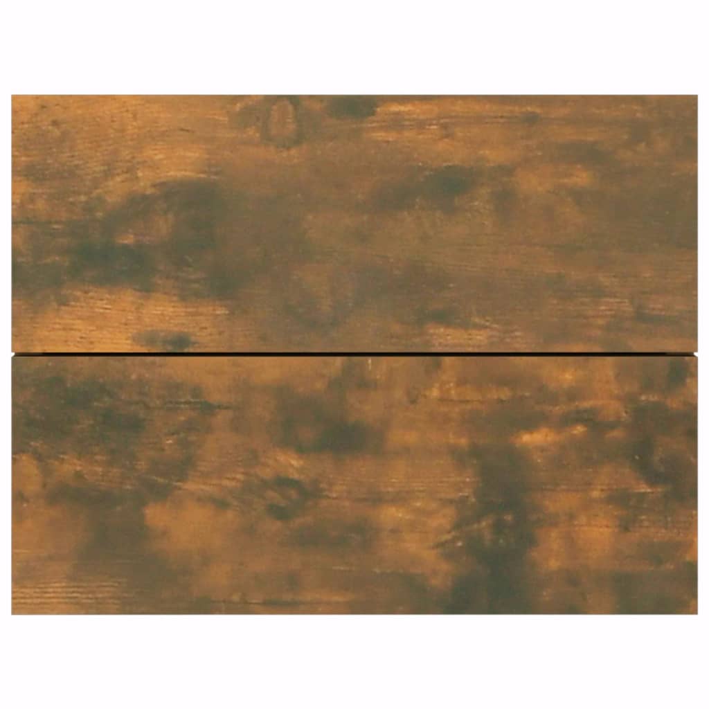 Comodino Rovere Fumo 40x30x30 cm Legno Multistrato - homemem39