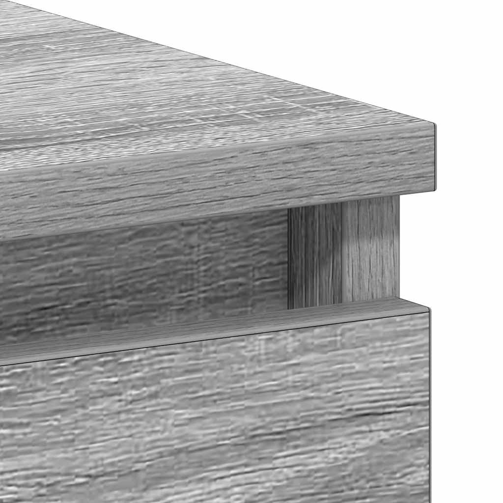 Scrivania Grigio Sonoma 90x45x76 cm in Legno Multistrato - homemem39