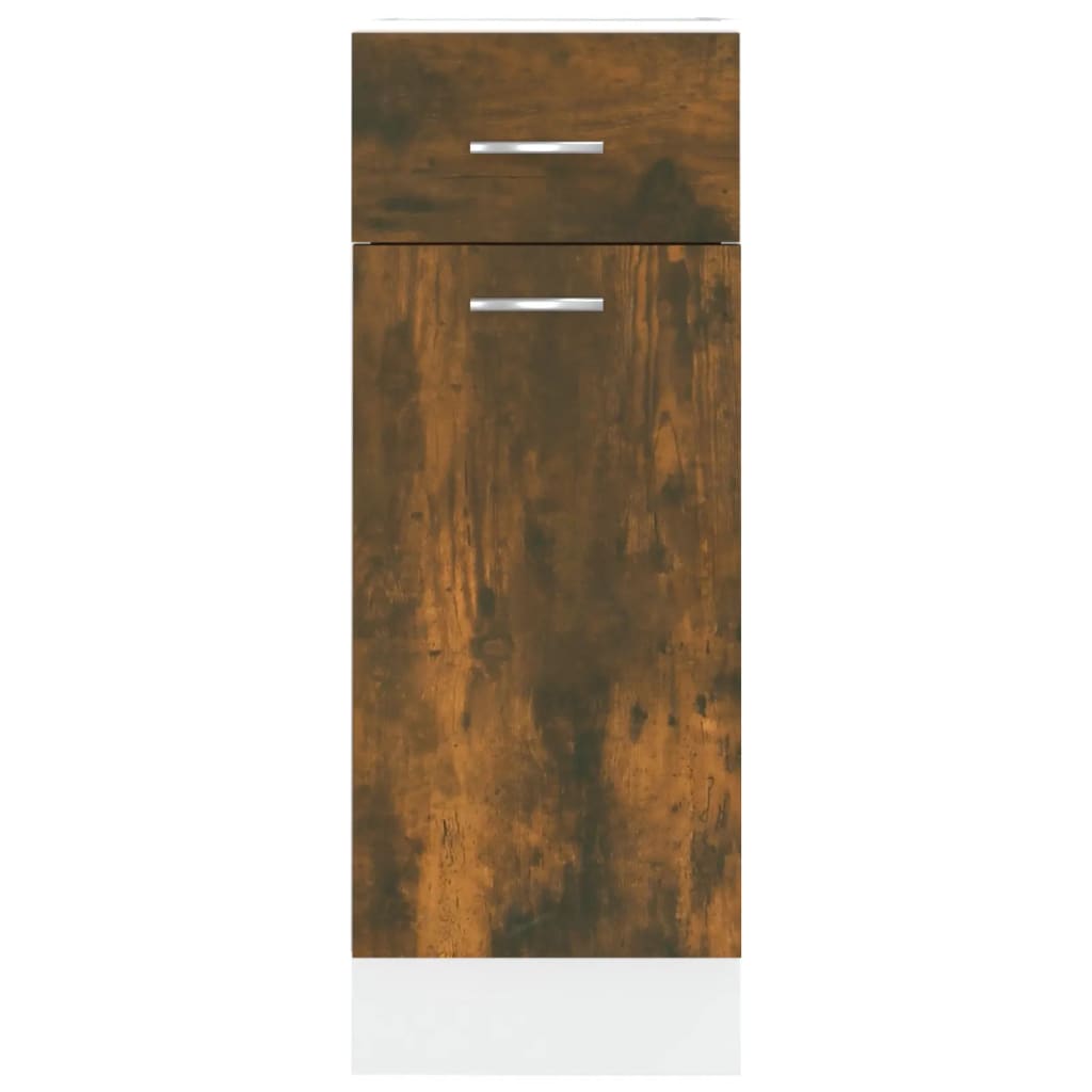 Mobile con Cassetto “Lyon” Rovere Fumo 30x46x81,5 cm - homemem39