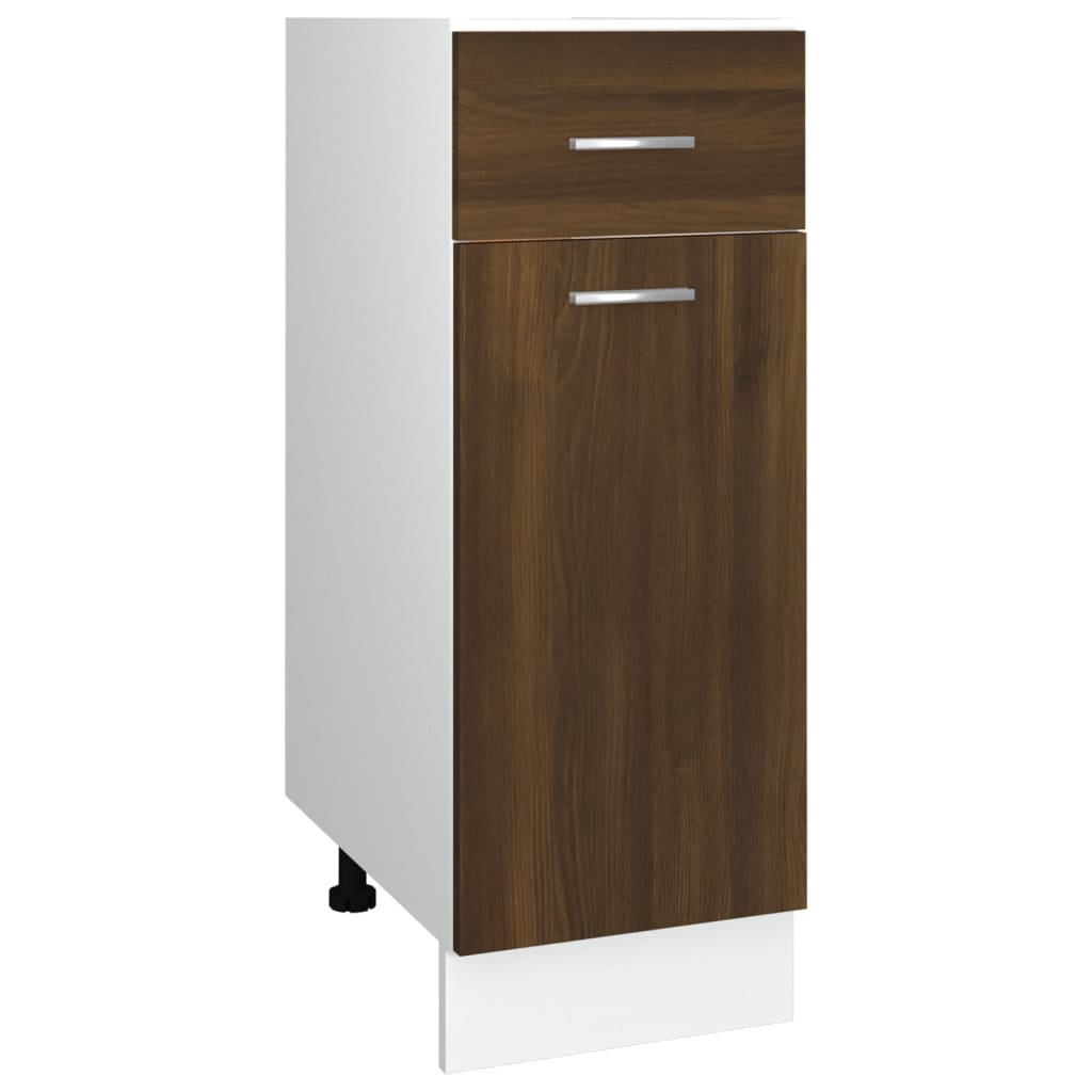 Mobile con Cassetto “Lyon” Rovere Marrone 30x46x81,5 - homemem39