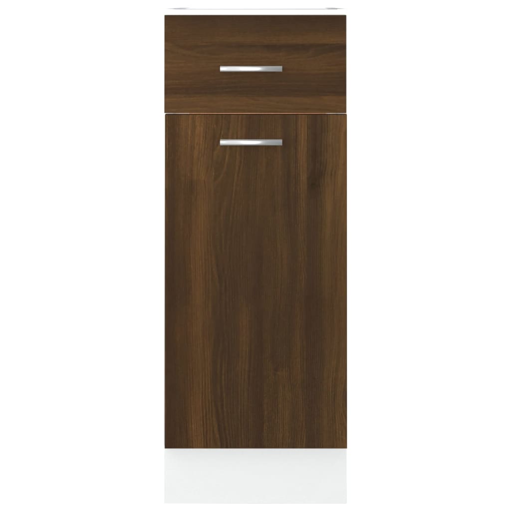 Mobile con Cassetto “Lyon” Rovere Marrone 30x46x81,5 - homemem39
